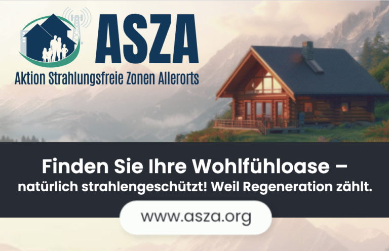 Strahlungsgeschützte Urlaubsunterkünfte:   https://asza.org/